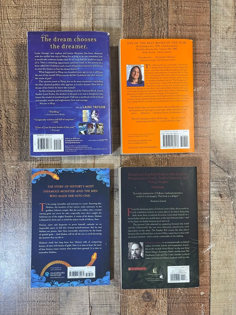 Strange the Dreamer Fantasy Mythology Book Bundle Magic Greek Sci Fi Retellings